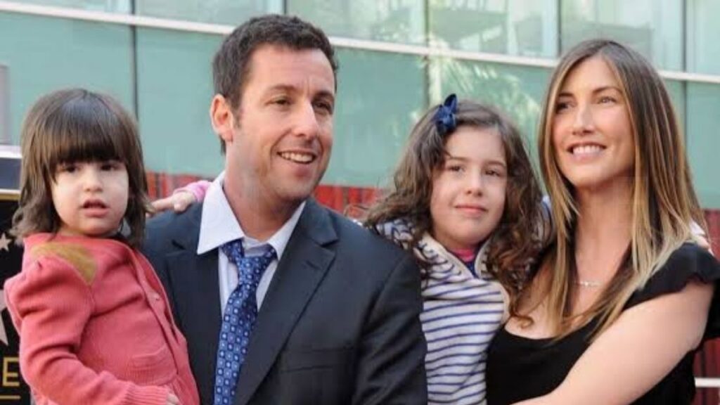 Jackie Sandler with family
